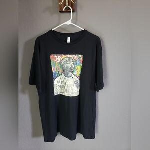 TUPAC SHAKUR T-shirt 2Pac All Eyez On Me Tweety Bird Men's XL Tee Black colorful